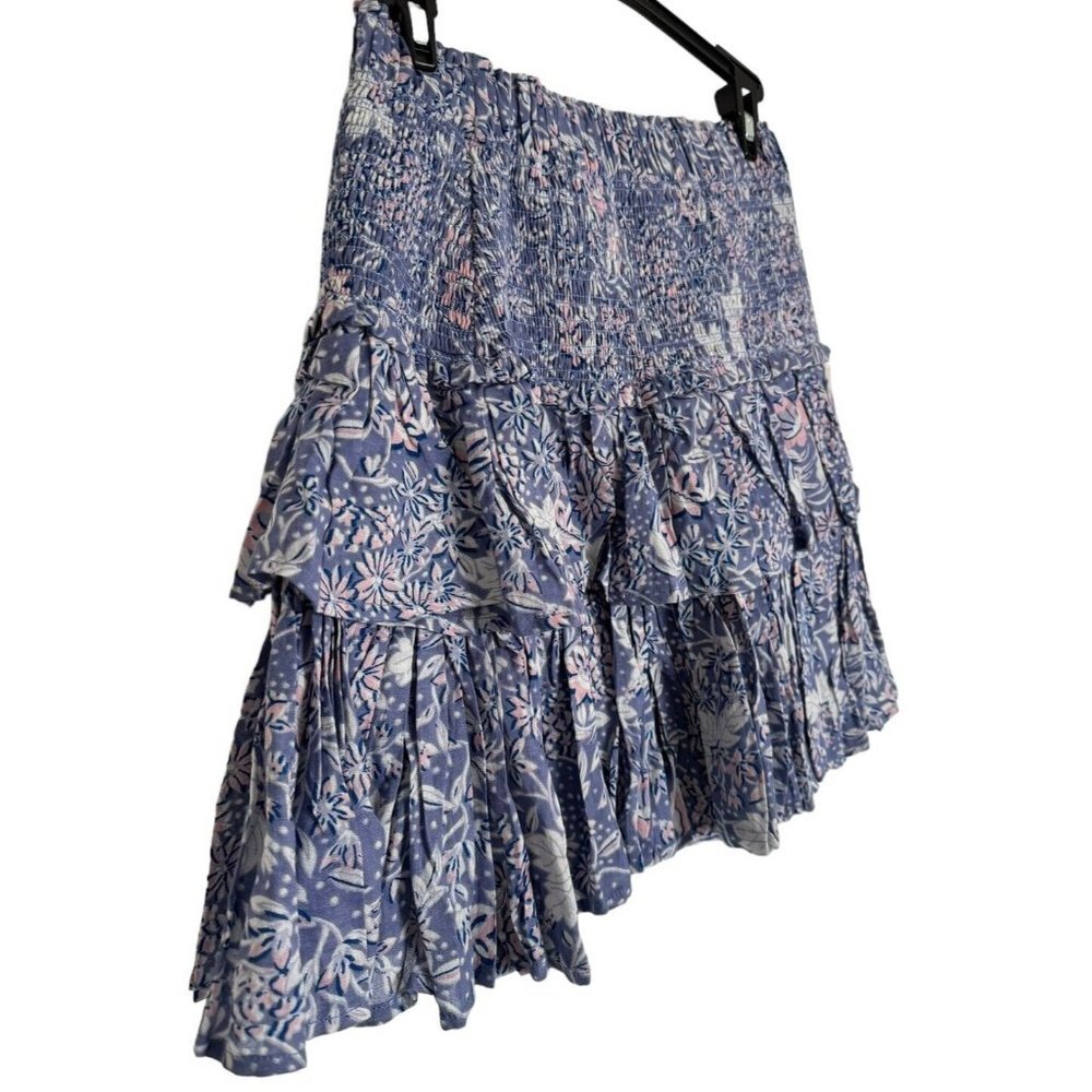 New Sundry Wild Floral Ruffle Smocked Size 2 Print Skirt - Picture 2 of 9